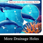 Shower Mat Bathtub Mat, 26.8x15.1 inch, Non-Slip Bath Mat - Image 2
