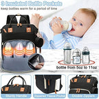 SHITIESHOU Diaper Bag Backpack Baby Bag, Baby Girl Boy Diaper Bag - Image 4