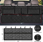 Femuar Trunk Organizer, Hanging Backseat Car Storage Bag - Image 3