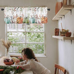 Fall Thanksgiving Kitchen Curtains Valances - Image 6