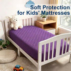 BEDSUM 2-Pack Waterproof Mini Crib Mattress Protector - Image 5