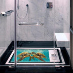 Shower Mat Non Slip 26.8 x 15.1 Inches, Turtles Ocean Bathtub Mat Shower Stall - Image 6