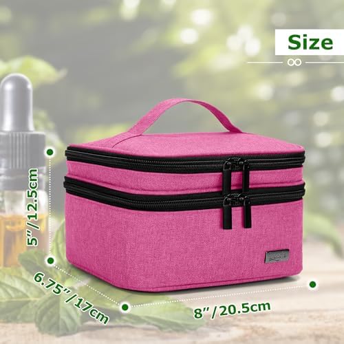 LUXJA Double-Layer Essential Oil Carrying Case Holds 30 Bottles - Image 6