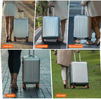 8Pcs Upgrade Luggage Wheel Covers, Travel Accessories - Image 5