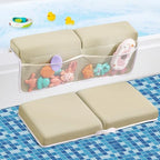 Baby Bath Kneeler and Elbow Rest Pad Set, Bath Kneeling Pad Thick Soft Quick by ILPEOD