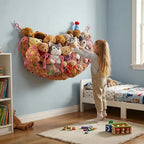 Stuffed Animal Net or Hammock for Flat Wall Mounted Handmade Macrame Toy - Image 5