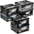 Plastic Storage Bags with Easy-Glide Zipper, Durable Clear Vinyl Zippered by Kikerike