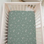 Sorrel + Fern Baby Crib Sheets Neutral, Fitted 2-Pack - Image 3