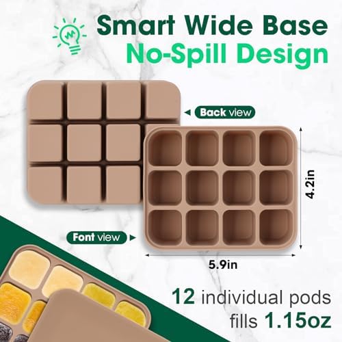 3 Pack Baby Food Freezer Tray - Image 2