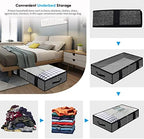 Onlyeasy Underbed Fabric Storage Bags Organizer - Image 3