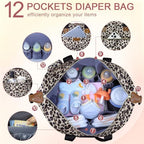 Pritent Diaper Bag Tote Waterproof Maternity Baby Bags - Image 4