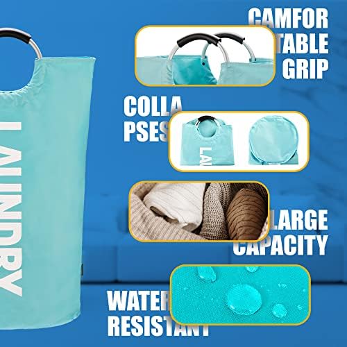 Caroeas 100L Laundry Basket, Large Laundry Hamper, Laundry Bag - Image 4