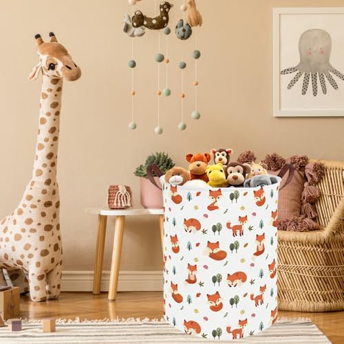 Fox hamper, Waterproof foldable kids laundry basket, Toy basket, Clothes - Image 4