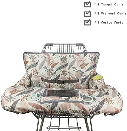 Shopping Cart Cover for Baby, 2 in 1 High Chair Cover for Restaurant seat & - Image 5