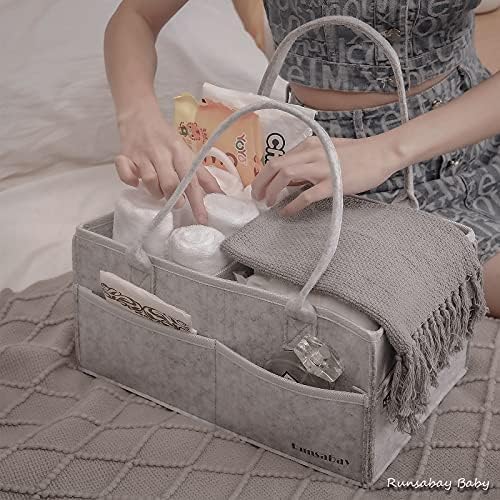Runsabay. Nursery Basket-Baby Diaper Caddy Organizer - Image 7