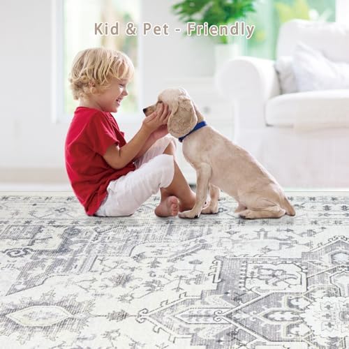 8x10 Washable Area Rugs for Living Room, Dining Room - Image 6