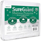 SureGuard Smooth Waterproof Mattress Protector, Full Size Mattress Cover by SureGuardMattressProtectors