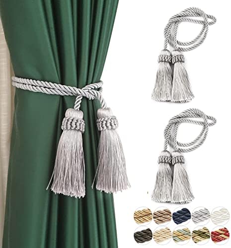 Curtain Tiebacks Handmade Curtain Holdbacks Rope by fenghuangwu