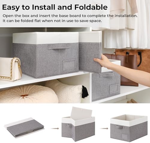 GRANNY SAYS Closet Shelf Baskets, Extra Large - Image 3