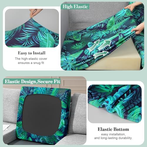 1Pcs Patio Cushion Covers Stretch Outdoor Furniture Protector Slipcovers - Image 4