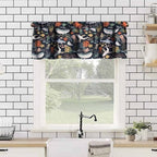 Ocean Animal Valance Curtain for Kids Toddler Cartoon Cute Blue Underwater - Image 2