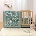 The Peanutshell Sage Meadow 3-Piece Baby Girl Crib Bedding Set by ThePeanutshell
