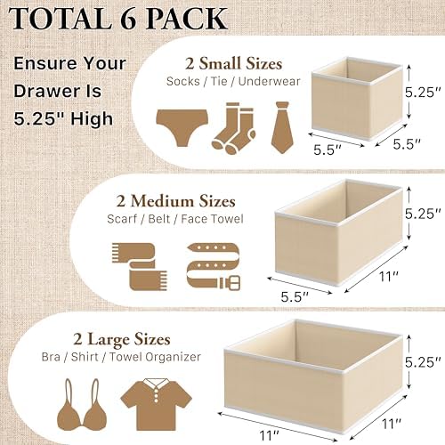 Simple Houseware Underwear Drawer Organizer - Image 2