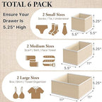 Simple Houseware Underwear Drawer Organizer - Image 2