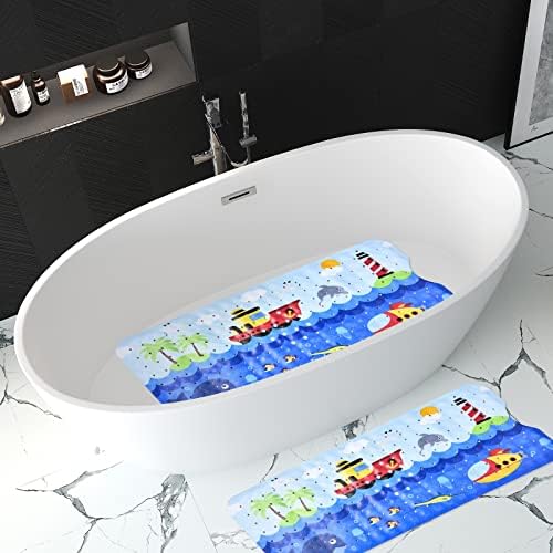 Bath Mat for Tub for Kids Non Slip Bathtub Mat for Baby Toddler Extra Long - Image 2