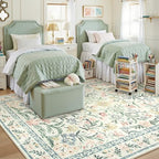 Lahome Boho Rugs for Living Room, Washable Large 8x10 Area Rugs for Bedroom - Image 5