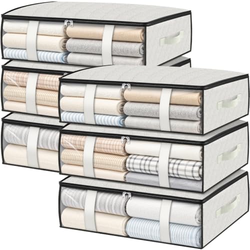 StorageRight Under Bed Storage Bags, 6 Pack by StorageRight