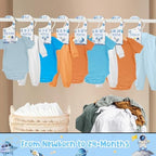 Baby Closet Dividers 8PCS, Outer Space Themed Wooden Double-Sided Clothes Size - Image 7