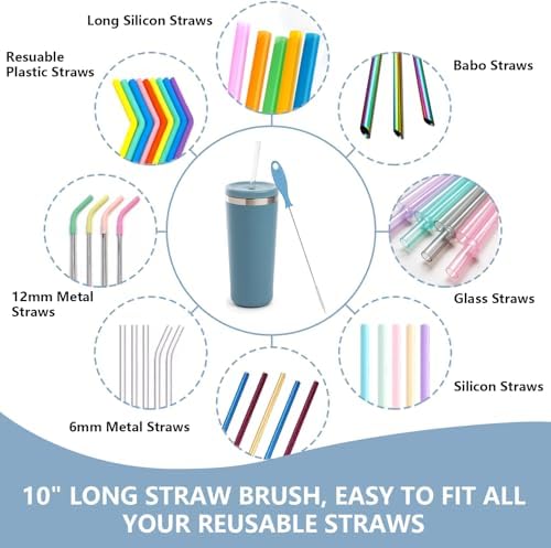 Silicone Bottle Cleaning Brush, Baby Travel Essential Bottle Brush Set - Image 4