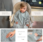 Waterproof Smock Baby Bibs for Eating - Image 3