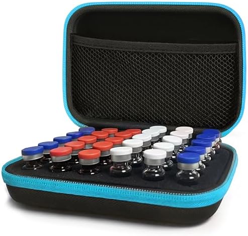 DHXYZZB Vial Storage Case 30 Grids Fits 1-3ML Vials by DHXYZZBBetterlivingwithpet