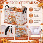 4 Pcs Fall Storage Basket for Gifts Empty Large Fall Pumpkin Storage Bins - Image 3