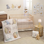 Lambs & Ivy Disney Baby Pooh Bear & Pals Cotton 3Pc Crib Bedding Set by LambsIvy