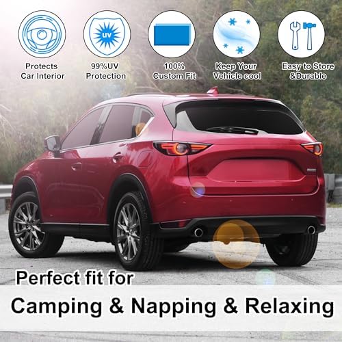 TINGLU Window Shades for Mazda CX-5 2017-2025 2026 Accessories Car Side Full - Image 6