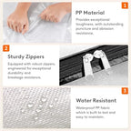 Lifewit 4 Pack Clear Storage Bags, 45L Clothes Organizer - Image 4