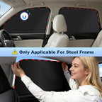 ZATOOTO Magnetic Car Window Shade 2 Pack Car Shades - Image 4