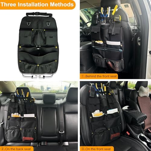 Car Seat Back Organizer with Multiple Storage Pockets, Universal Fit - Image 5