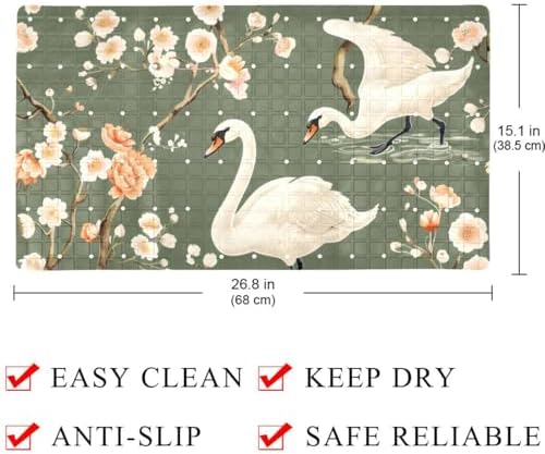 Baby Bath Mat Non Slip 26.8"x15.1" Bathtub Mat - Image 3