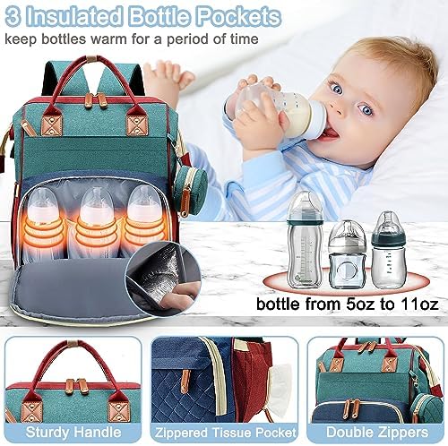 SHITIESHOU Diaper Bag Backpack Baby Bag, Baby Girl Boy Diaper Bag - Image 4