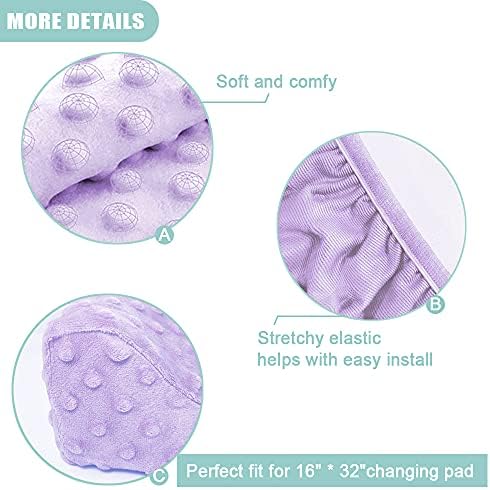 Owlowla Changing Pad Cover Soft Minky Table Sheets Baby Boys Girls - Image 3