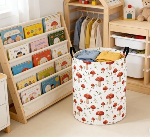 Baby Laundry Basket Baby Nursery Hamper Kids Laundry Basket Toy Storage Bin - Image 3