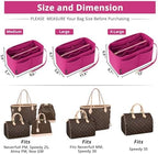 OPPOSHE Purse Organizer Insert for Handbags, Softened Felt Bag Insert Organizer - Image 2