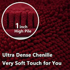 BOANKODU Bathroom Rugs Sets 2 Piece, Extra Soft Chenille Bath Mat Absorbent - Image 5