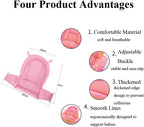 Adjustable Baby Bath Support Mesh Sling Non-Slip Infant Bathtub Shower Net - Image 6