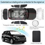 TINGLU Window Shades for Hyundai Tucson 2016-2021 Accessories Car Side Full - Image 3