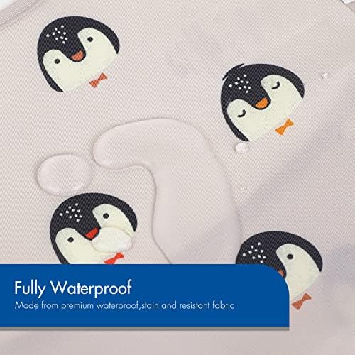 Waterproof Baby Bibs, 5 Pack Feeding Bibs - Image 5